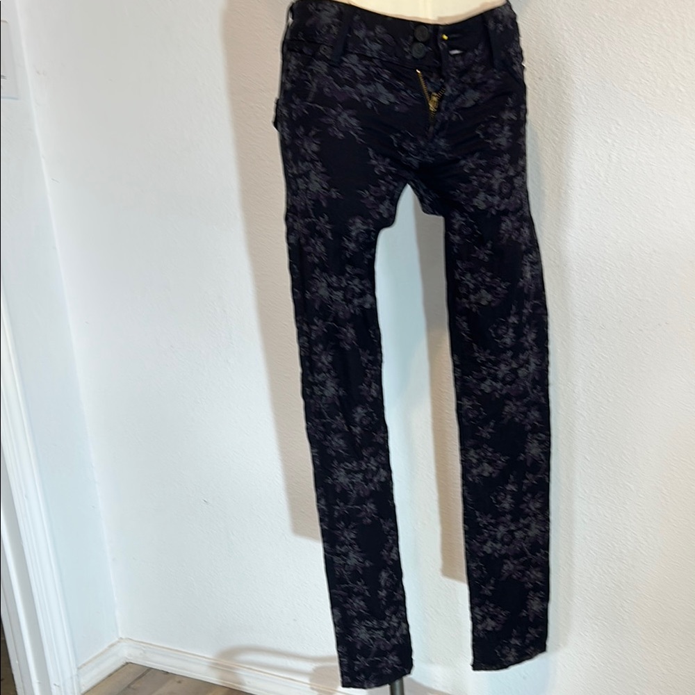 Hudson Jeans Women's Skinny Floral Black